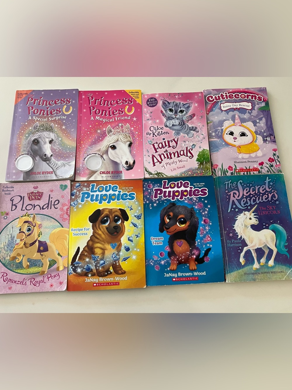 Various elementary school-aged books!